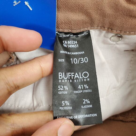 Buffalo David Bitton Havana High-Rise Ankle Skinny Pants Size 10 New With Tag - Picture 7 of 9